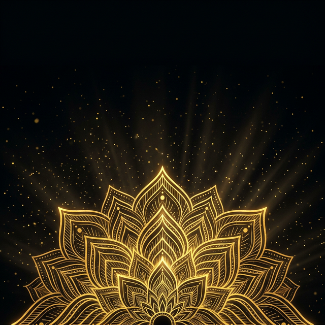 Decorative Gold Banner